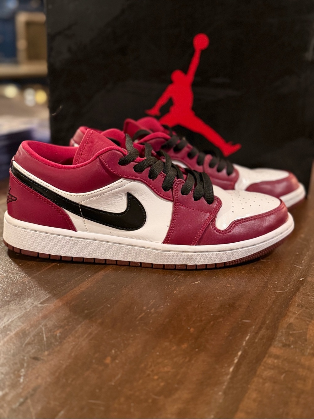 Nike Air Jordan 1 Low 'Noble Red' Men's Size 9 (No Box)